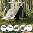 thumbnail image 6 of Yescom 10x10FT Camping Tent Tarp Hammock Rain Fly Waterproof Hiking Backpacking Shelter, 6 of 10