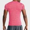thumbnail image 5 of Short Sleeve Shirts for Men, Mens Workout Shirts Lightweight Sport Gym Training Bodybuilding Tops Breathable Moisture Wicking Quick Dry Athletic Tees, 5 of 5