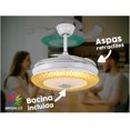 thumbnail image 3 of Ventilador con Iluminación Led Megaluz Lampara Led y Bocina, 3 of 4