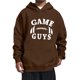 thumbnail image 1 of Gibobby Sudadera para Hombre Sudaderas con capucha para hombre otoño e invierno color moderno estampado retro ocio manga larga con cordón(Café,XG), 1 of 4