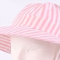 thumbnail image 5 of Summer Sunscreen Fisherman Hat Cute Stripe for Boys Girls Hat for Breathable Lightweight Sun Protection Foldable Portable Cap, 5 of 5