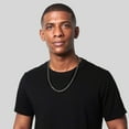 thumbnail image 2 of Invicta Jewelry Men's Rectangular Link Gunmetal Chain Necklace (8.5mm) - 24", 2 of 6