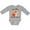 AC-Heather Grey, variant on 1st Birthday Woodland Fox Boys or Girls Long Sleeve Baby Bodysuit