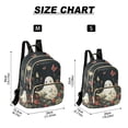 thumbnail image 2 of FORMRS Mini Backpack Purse for Women Travel Daypack Casual Shoulder Bag, Happy Ghost, 2 of 7