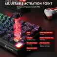 thumbnail image 4 of ATTACK SHARK X65 HE 8Khz Rapid Trigger Keyboard, 0.01mm RT Accuracy, 60% Wired Magnetic Switch Gaming Keyboard with 8Khz Coiled Cable, Adjustable Actuation,SnapTap,for PC/Mac, Black Contour, 4 of 8