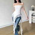 thumbnail image 1 of mfyjkho Tops Y Blusas Para Mujer, Top Plisado Sin Mangas Con Cuello Redondo Para Mujer Top Versátil Tops Para Mujer L, 1 of 8