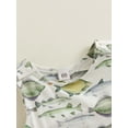 thumbnail image 5 of TSEXIEFOOFU Baby Girls Boys Summer Casual Jumpsuit Sleeveless O Neck Dinosaur/Fish Print Romper, 5 of 8