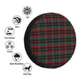 thumbnail image 4 of Honeii Tartan Plaid Print Tire Covers, Waterproof Anti-UV Sun Snow Rain Tire Covers for Trailers, RV, Camper, SUV, Truck-17 inch, 4 of 6
