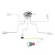 thumbnail image 1 of Portalámparas de techo Industrial Simple de 6 cabezales, accesorios para el hogar de construcción de hierro resistente (blanco), 1 of 8