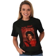 Michael Jackson Thriller Music Video Crew Neck Short Sleeve Graphic Tee Brisco Brands L