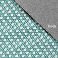 thumbnail image 3 of Simply Daisy 18" x 30" Desert Turquoise Rattan Geometric Rug, 3 of 5
