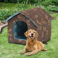 thumbnail image 5 of DOLITY Outdoor Cat House Weatherproof, Cat House for Outdoor Cats, Feral Cats House Shelter for Stray and Outdoor Cats , Brown, 5 of 7