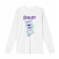 thumbnail image 4 of Scooby-Doo 3D Line Art Adult White Crew Neck Long Sleeve Tee-Medium, 4 of 7