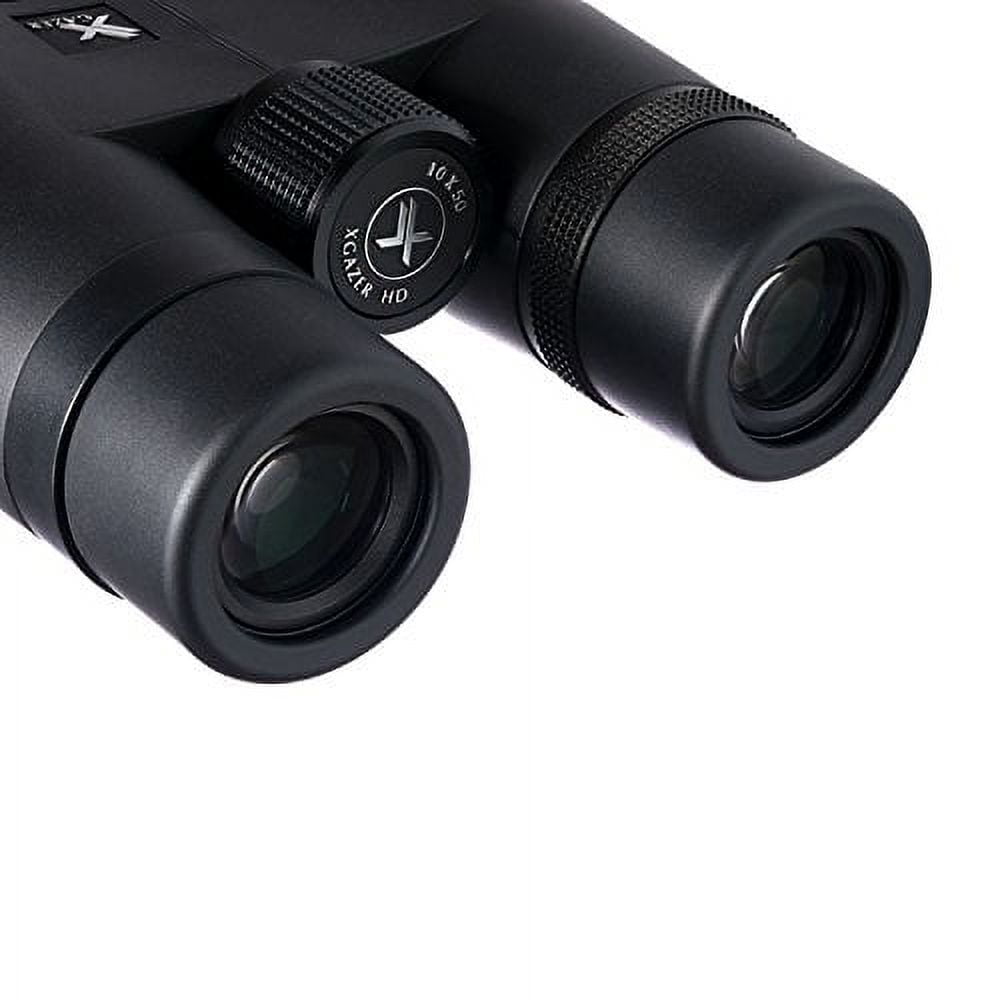Xgazer Optics 10x50 Ultra HD Certvision Binoculars, Anti-Reflective Lenses Waterproof, Fogproof, Rainproof | Hunting, Safari, Birding, Bird Watching, Sporting Events | Incl. Strap, Hard Case, Covers