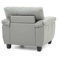 thumbnail image 3 of Gallant Gray Upholstered Accent Chair, 3 of 3