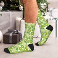 thumbnail image 7 of Xecao Kiwi Lemon Print Crew Socks for Men and Women, Men's Soft Moisture-wicking Sock, 7 of 7