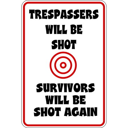 Do It Yourself Wall Decal Sticker Trespassers Boys Bed Room 9 X18