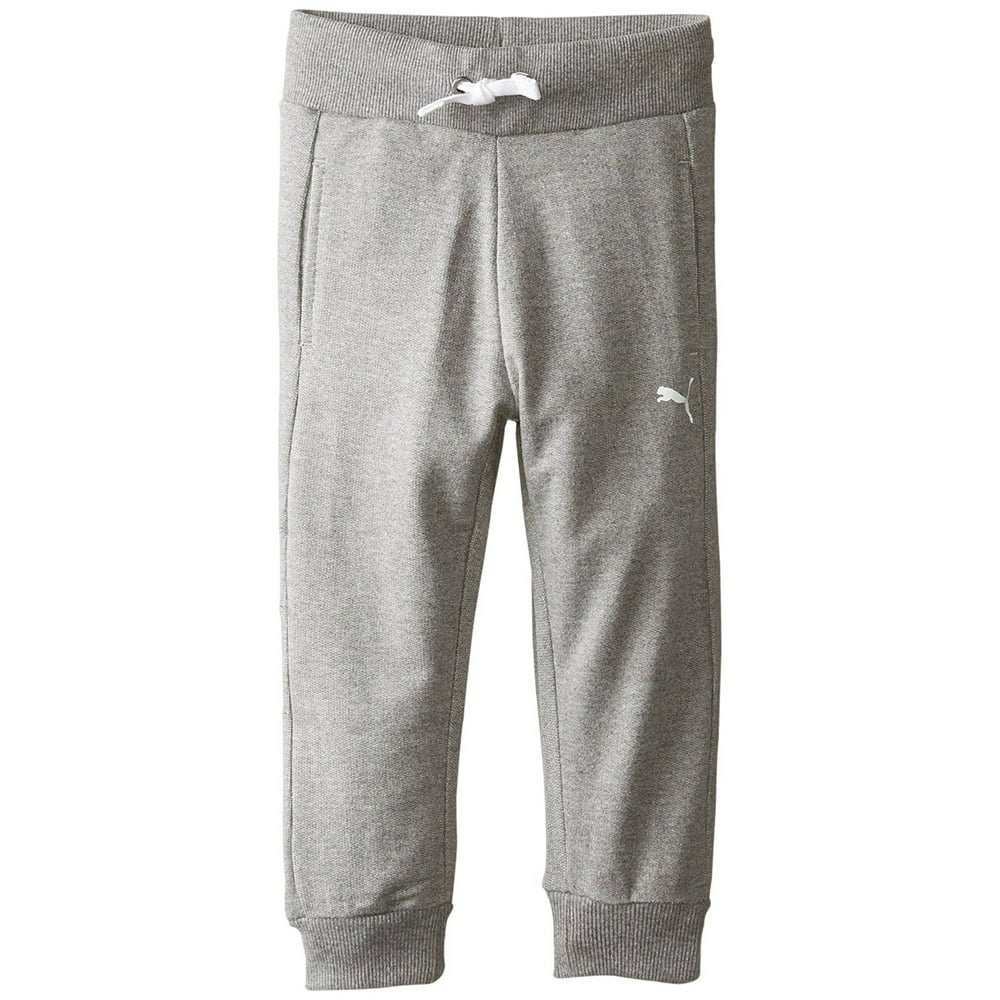 grey puma joggers junior