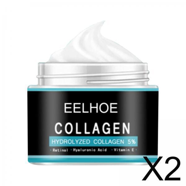2x Crema facial para hombres, antiarrugas revitalizante, remover, refrescar, humectantes naturales, tensar, suavizar, reducir las líneas , Yinane Cremas faciales