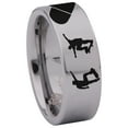 thumbnail image 3 of Skateboard Tungsten Carbide Ring, 3 of 9
