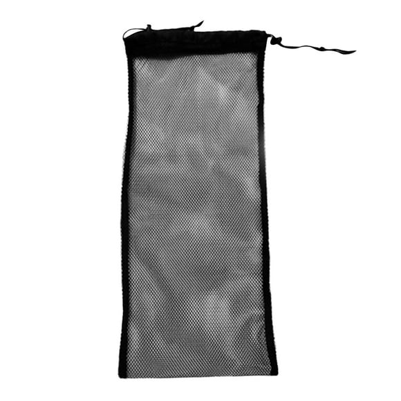 Bolsa de Malla para Buceo Natación Aletas Almacenamiento Color Negro