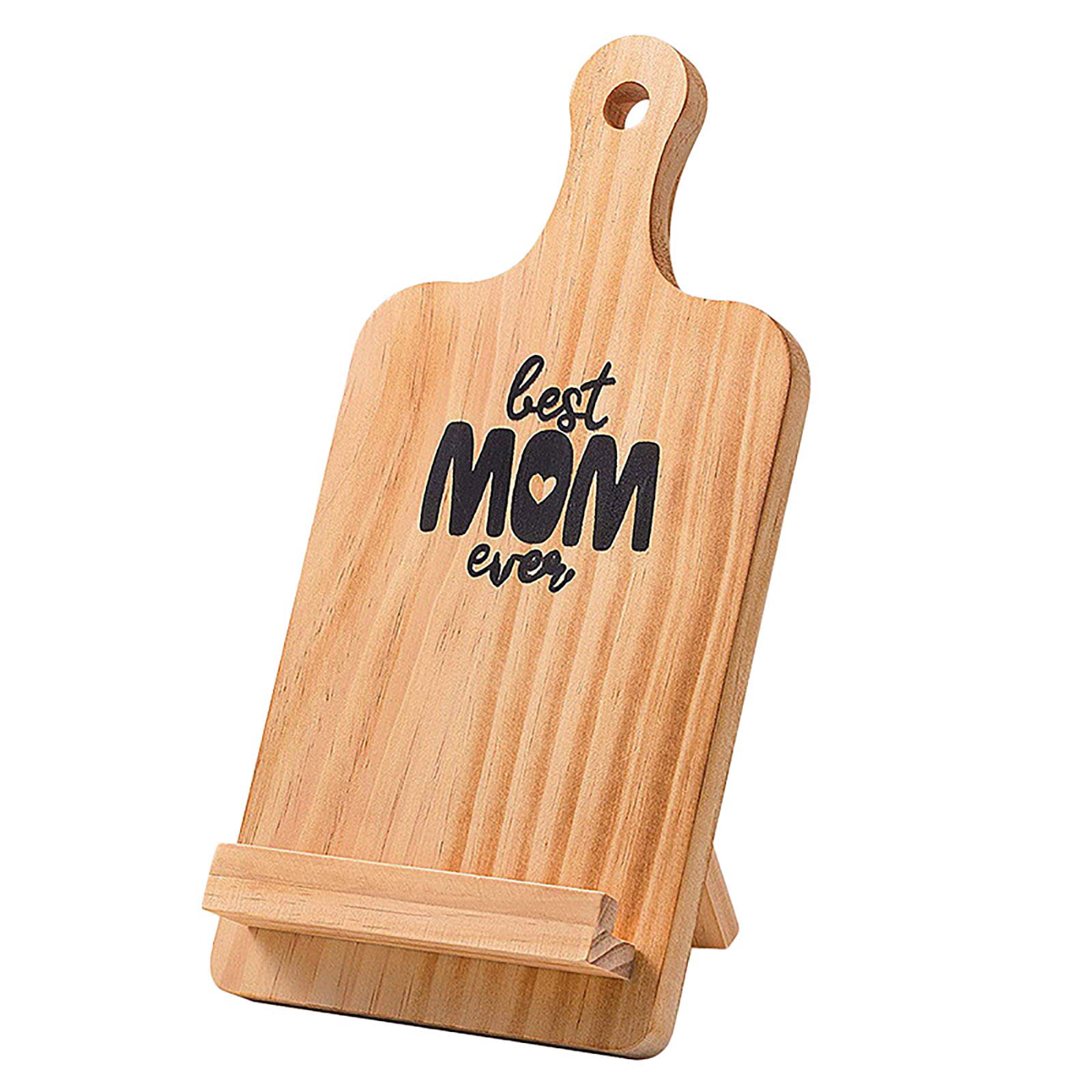 Personalized Cutting Board for Mom or Grandma Kitchen Sign with Stand Custom Engraved Kitchen Gift Customized Mom and Grandma Gift from Daughter or Son 12 Designs and 3 Sizes