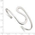 thumbnail image 2 of 925 Sterling Silver Cuff Bangle Bracelet, 2 of 6