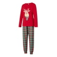 thumbnail image 4 of Nituyy Christmas Family Pajamas Matching Sets,Bear Classic Plaid Xmas Clothes Soft Outfit Sleepwear, 4 of 10