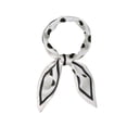 thumbnail image 1 of INSPIRAR CHIC Diadema de Cinta Elegante para Mujeres, Bufanda del Mango del Bolso, Bufanda para el Cuello con Puntos Blancos, 1 of 5
