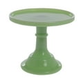 thumbnail image 1 of Jadeite 6" Glass Cake Stand - By Mosser Glass, 1 of 3