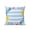 SkyBlue, variant on 1 Pack Outdoor Throw Pillow, Summer Coastal Waterproof Pillow with Insert Included, Ocean Starfish Shell Lemon Flowers Ombre Blue Decorative Accent Cushion Sofa Pillows for Patio Porch, 16 x 16 In