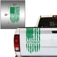 thumbnail image 2 of Veteran Vietnam Retired Distressed American USA US Flag Truck Tailgate Vinyl Decal Compatible with most Pickup Trucks – U.S. Army Sticker USAF USMC US Navy Decal (11" x 20", Grass Green), 2 of 8