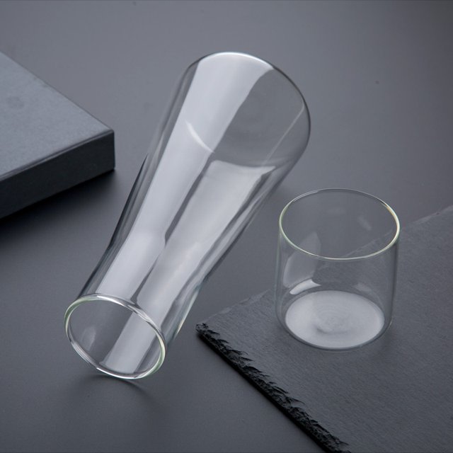 750ml Smoky Gray Glass Beverage Set: Versatile Large-Capacity Pitcher & Cups for Cold Water, Tea, Home Use - Durable, Compact, Easy to Clean, Stylish Modern Design for Family Hydration & Outdoor