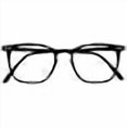 thumbnail image 3 of OPULIZE Bex Mens Reading Glasses Large Designer Style Matt Black R64-1 +1.00, 3 of 4