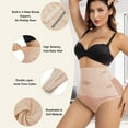 thumbnail image 7 of Women's Plus Size High Waist Underwear Comfortable Breathable Shaping Panties Soft Stretchable Everyday Wear, 7 of 7