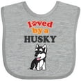 thumbnail image 3 of Inktastic Siberian Husky Dog Puppy Boys or Girls Baby Bib, 3 of 4