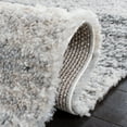 thumbnail image 5 of SAFAVIEH Berber Lavonne Abstract Shag Area Rug, 5'5" x 7'7", Grey/Charcoal, 5 of 8