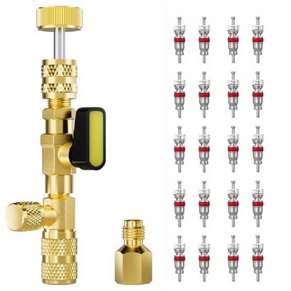 Heavy Duty Professional Cores Remover With Vacuum Gauge Compatibility For R410A Split Systems 20 Units