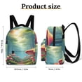 thumbnail image 2 of Enchanted Forest With Mushrooms Small Backpack Cute Mini Backpacks For Woman Lightweight Daypacks, 2 of 8