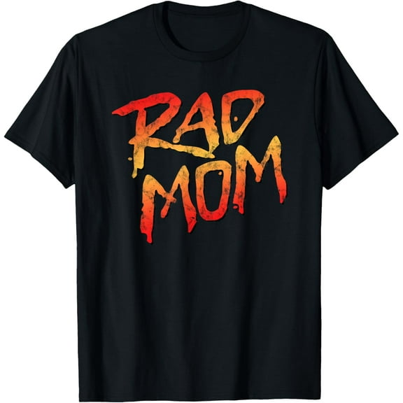 RAD MOM - 80s Nostalgic Gift for Mom, Birthday Mother's Day T-Shirt
