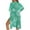 Bohemian Mandala Flower - Green and White, variant on Bohemian Mandala Flower Print Women's Kimono Swimsuit Cover Ups Bikini Summer Beach Cover up Casual Loose Cardigan for Swimwear Half Sleeve Beachwear Coverups
