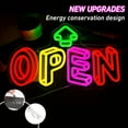 thumbnail image 4 of UPONRAY 3D Open Neon Signs, 16.5"*9.8" Dimmable & USB-Powered LED Neon Light, Stylish Wall Decor for Restaurant, Store, Bar, Cafe, Club, 4 of 12