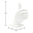 thumbnail image 4 of Adam & Friends Thumbs Up Sculpture | White, 4 of 6