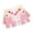 Pink, variant on Wancir Kids Fingerless Gloves Convertible Mittens Flip Top Gloves Toddler Winter Soft Knitted Gloves for Boys and Girls