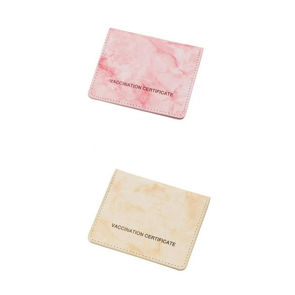 Protector de de vacunación Cartera de identificación de cuero Funda Titur de Titur de Macarena Cartera con tarjetero