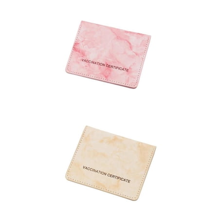 QccHieUs Vaccination Card Protector CDC Card Holder Transparent Multicolor ID Wallet