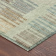 thumbnail image 3 of Addison Rugs Chantille Indoor/Outdoor Transitional Stripes Celery Machine Washable Rectangle Rug, 9' x 12', 3 of 8