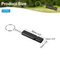 thumbnail image 2 of Uxcell Survival Whistle, Loud Sound Aluminum Outdoor Safety Whistle for Camping Hiking Black, 2 of 6