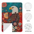 thumbnail image 5 of Honeii Sunflower Bald Eagle print 2-in-1 baby car seat canopy doubles as a nursing cover, fitting both genders & measuring 39x27.5in, 5 of 7