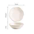 thumbnail image 2 of El plato for condimentos es ideal for salsas, aperitivos, aderezos, vinagre y salsa de soja., 2 of 6